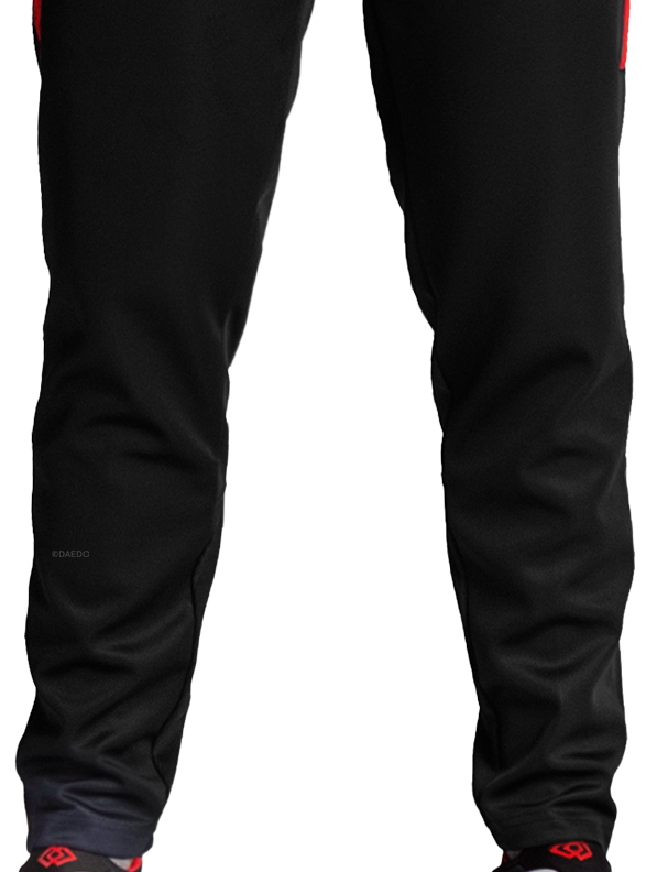 SLIM FIT TRACKSUIT BLACK/RED