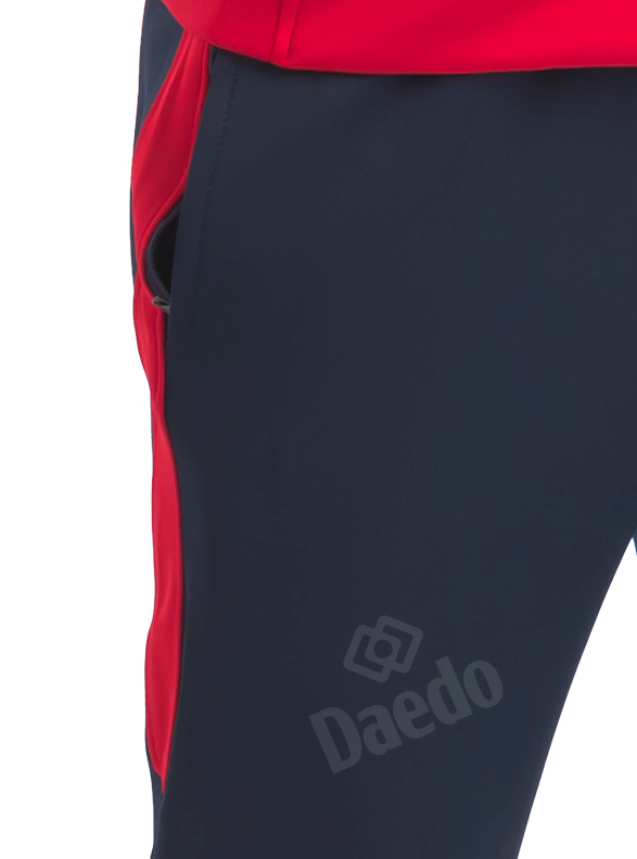 SLIM FIT TRACKSUIT RED/BLUE