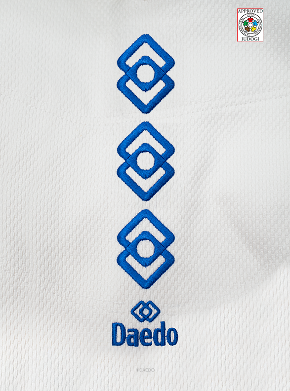 IJF JUDOGI DAEDO LOGO ON SHOULDER