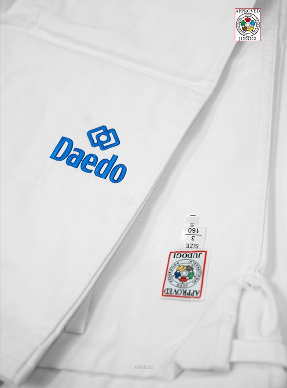 IJF JUDOGI DAEDO LOGO ON SHOULDER