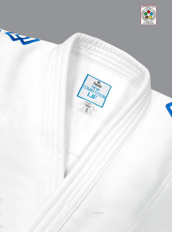 IJF JUDOGI DAEDO LOGO ON SHOULDER