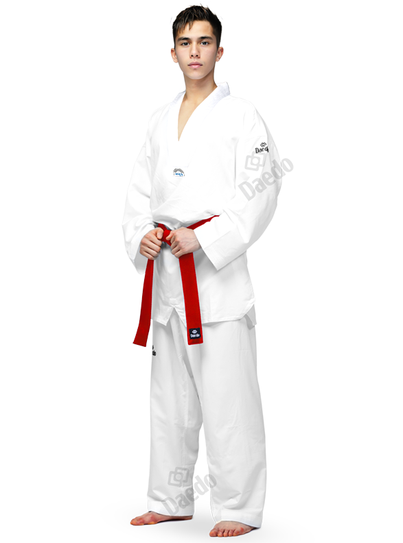 ULTRA COMPETITION DOBOK - WHITE NECK