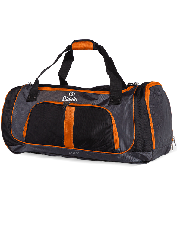 ORANGE SPORTS DUFFLE BAG