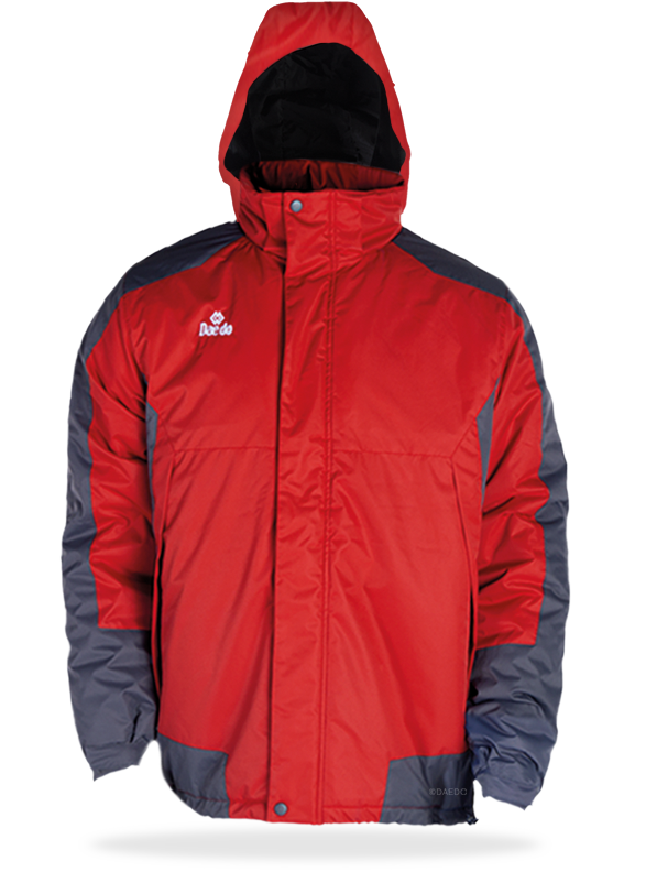 PARKA RED/GRAY