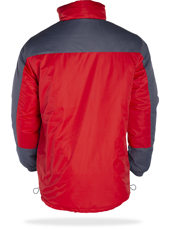 PARKA RED/GRAY