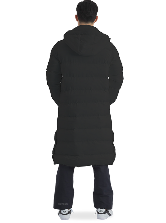 LONG PUFFER JACKET BLACK