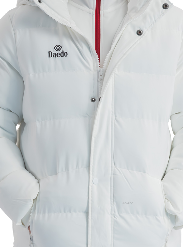 LONG PUFFER JACKET WHITE