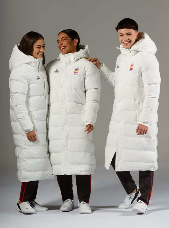 RFEK LONG PUFFER JACKET WHITE