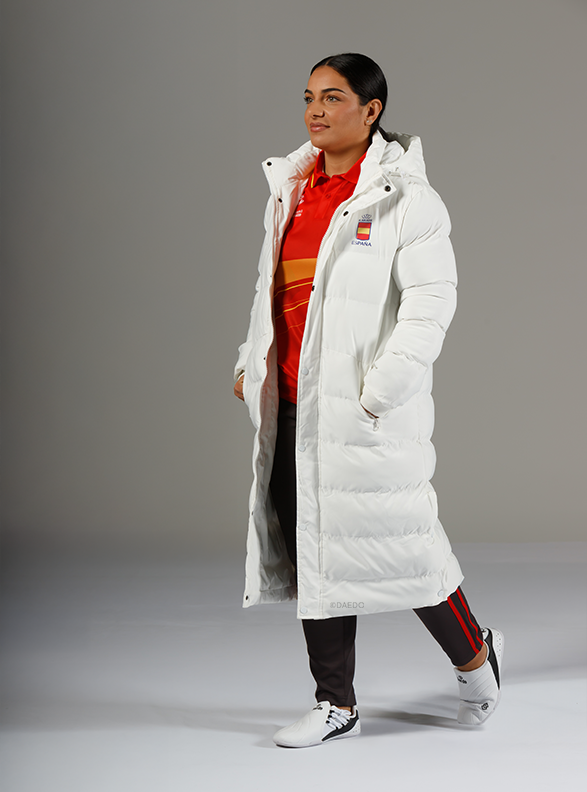 RFEK LONG PUFFER JACKET WHITE