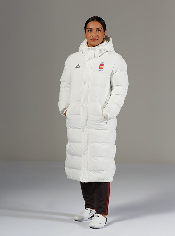 RFEK LONG PUFFER JACKET WHITE