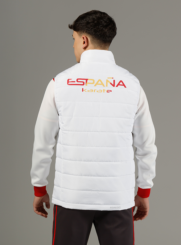 RFEK WHITE PADDED VEST