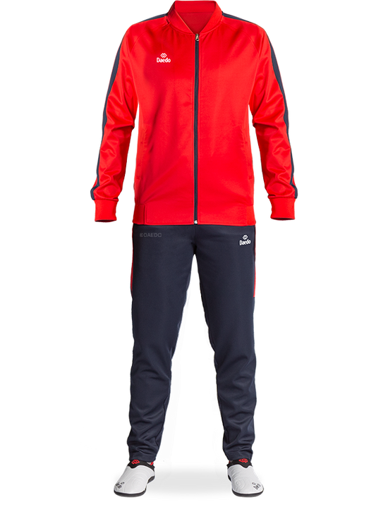 SLIM FIT TRACKSUITE RED/BLUE
