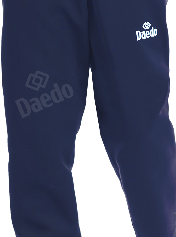 HOODED SWEATSHIRT GREY/NAVY BLUE