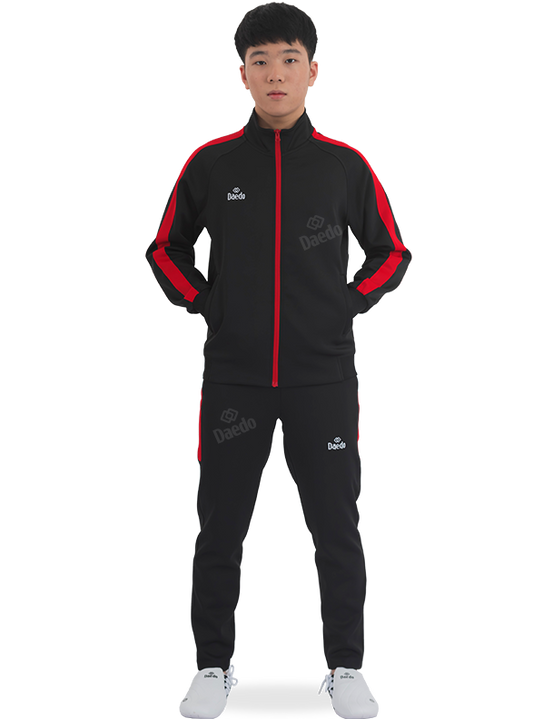 SLIM FIT TRACKSUIT BLACK