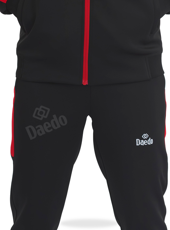 SLIM FIT TRACKSUIT BLACK