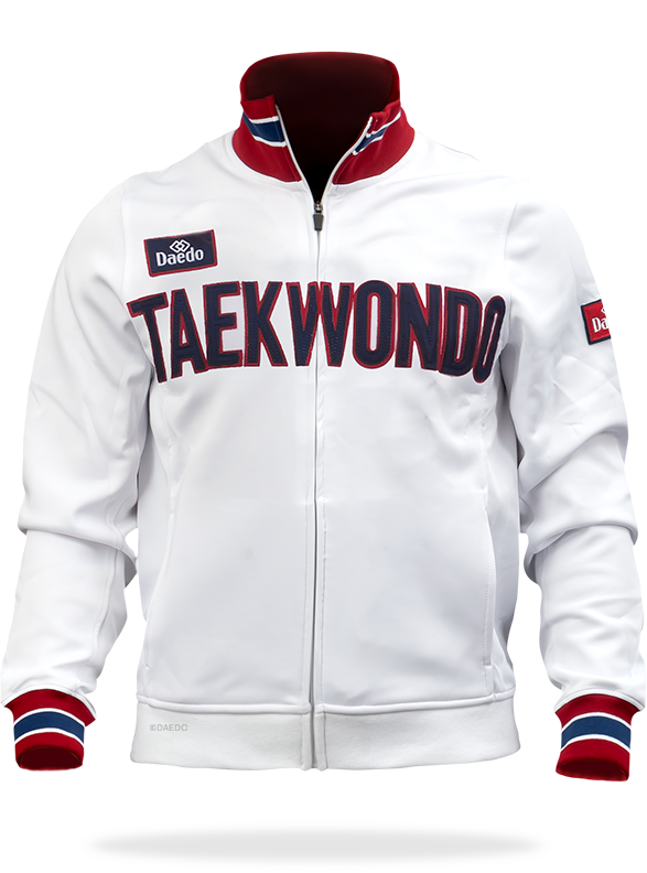 SLIM JACKET "TAEKWONDO" WHITE