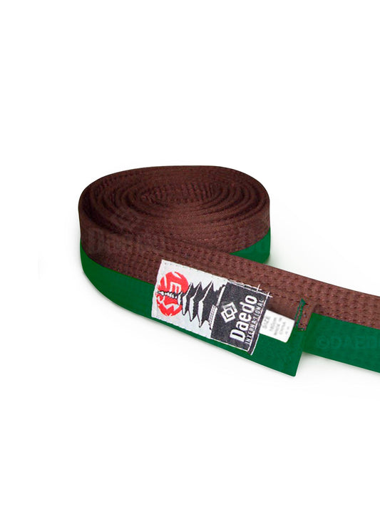 240CM BELT- GREEN/BROWN KYOKUSHINKAI