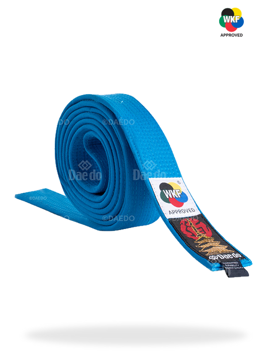 ADULT BELT BLUE WKF HIGH QUALITY 285CM