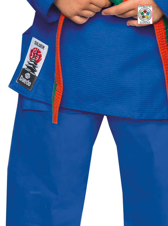 TRAINING JUDOGI SILVER BLUE