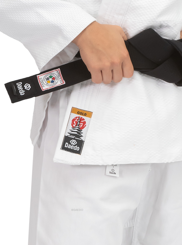 JUDOGI "GOLD" WHITE