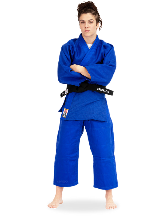 JUDOGI "GOLD" BLUE