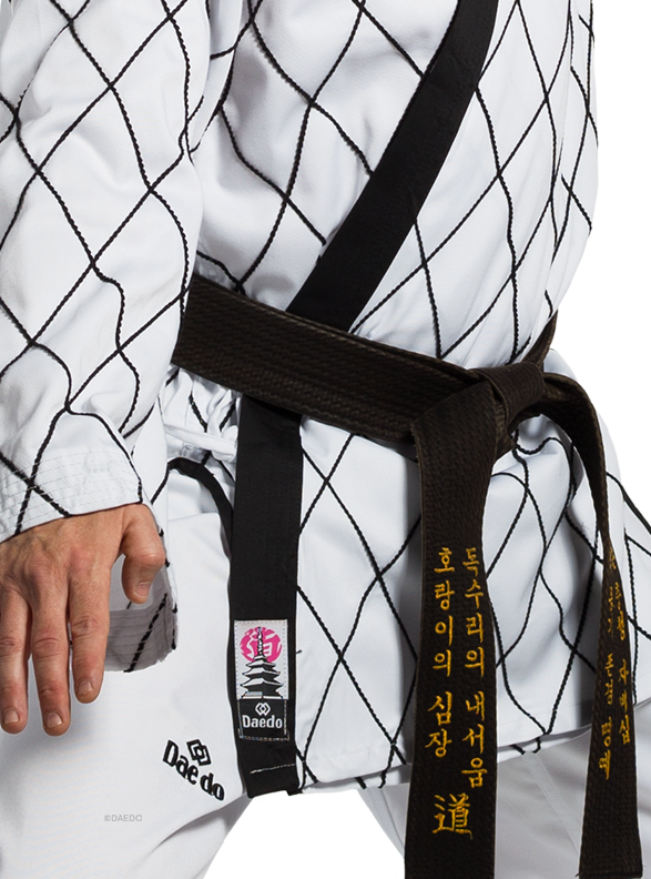 RHOMBUS EMBROIDERY HAPKIDO UNIFORM