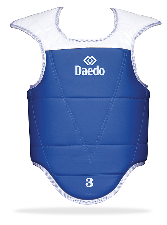 CHEST PROTECTOR TAEKWONDO BLUE/RED REVERSIBLE