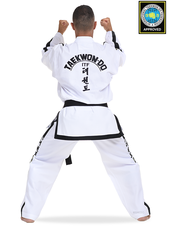 ITF APPROVED DOBOK INTERNATIONAL INSTRUCTOR & MASTER (RIBBED)