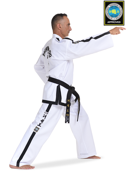 ITF APPROVED "ULTRA" HI-TECH BLACK BELT INSTRUCTOR
